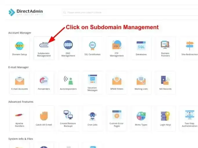How can you create a Sub Domain on an existing hosting Direct admin 11zon edited
