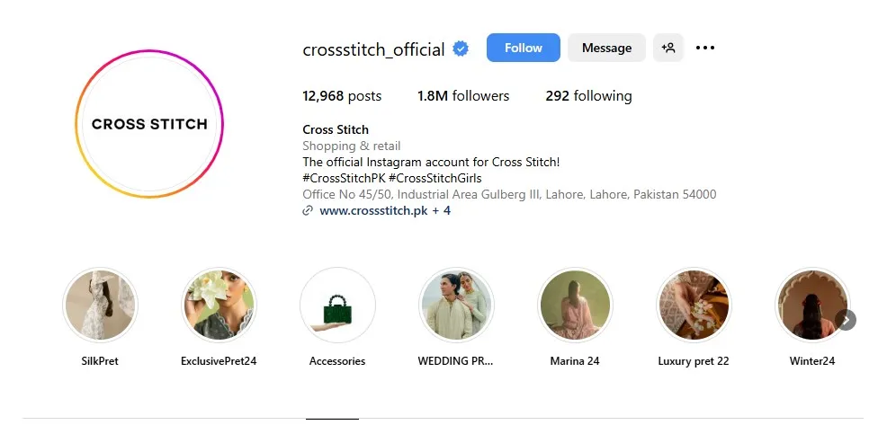 Crosstitch instagram