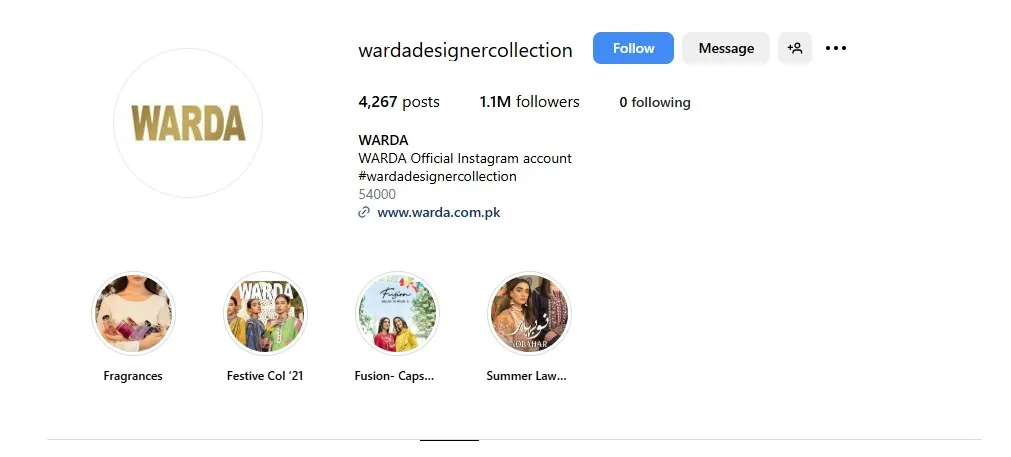 WARDA instagram